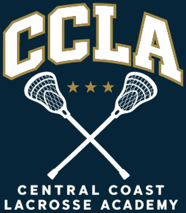 CCLA primary logo in white and gold on heritage navy